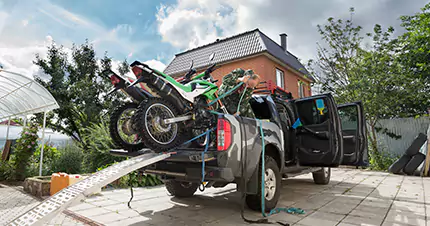 Motorcycle Towing in Villages of Stonelake, TX